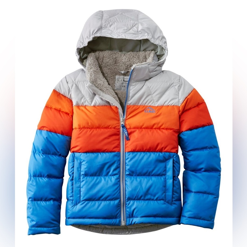 L.L. Bean Colorblock Down Jacket